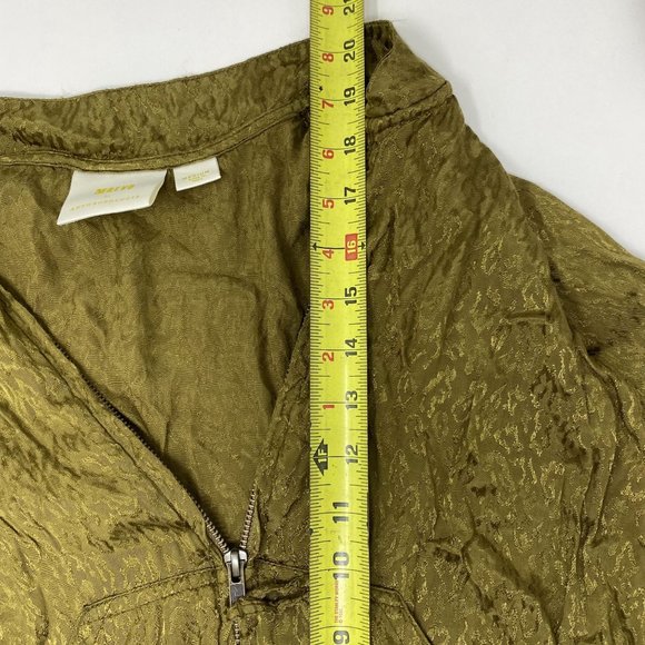 Maeve Green Bomber Jacket Medium - Picture 9 of 10